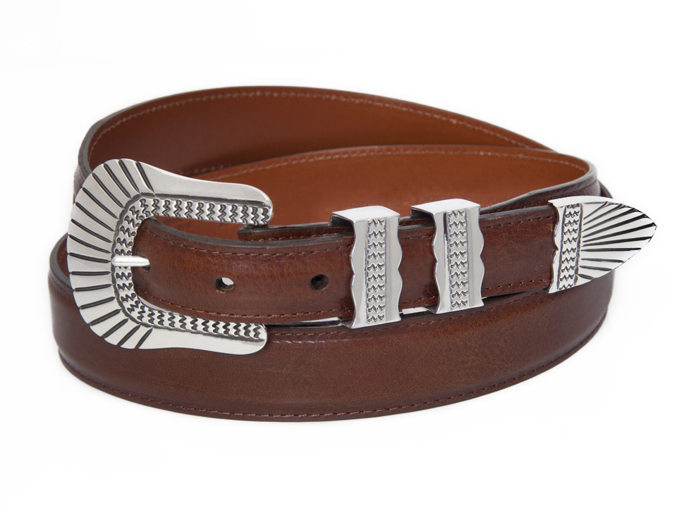 Santa Fe Buckle Set John Rippel Usa, Santa Fe Leather Company Belts